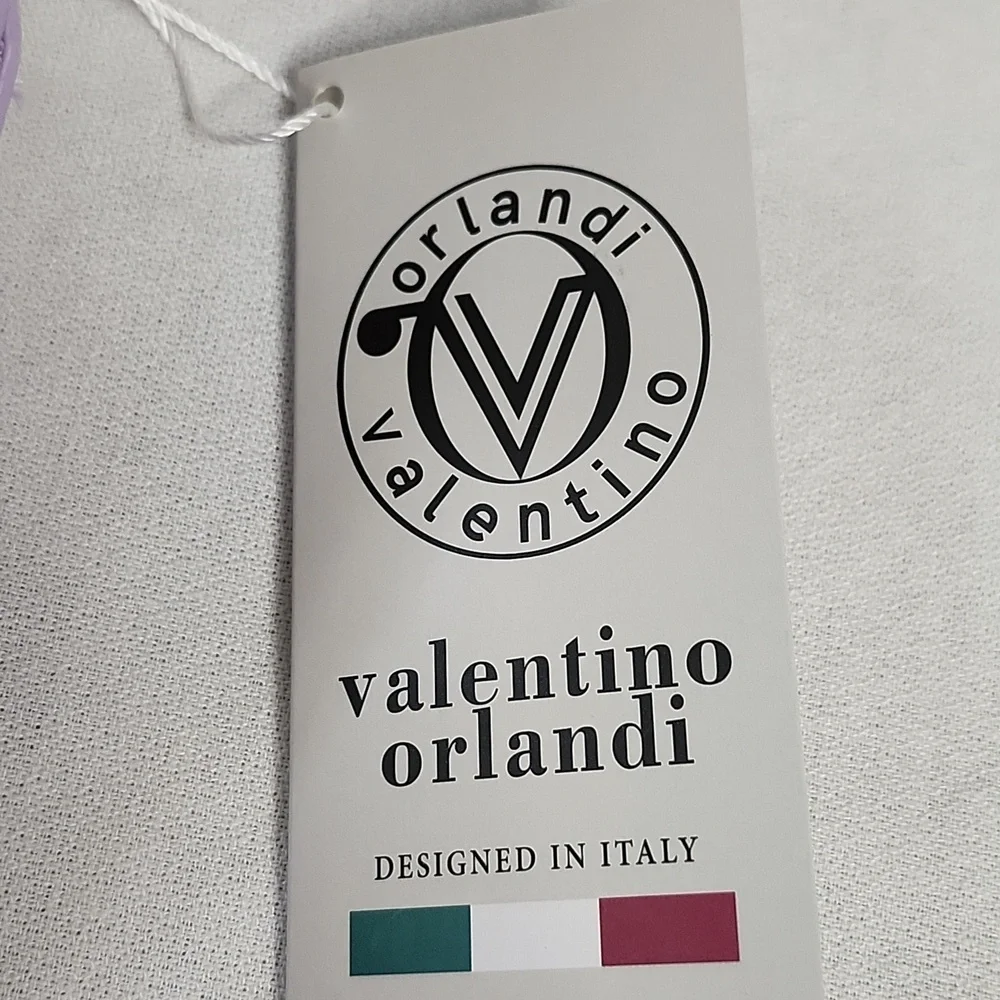 Valentino Orlandi Lavender Crossbody Bag & Coordinating Betsey Johnson Wallet
